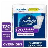 Equate Options Women s Incontinence Pads (120)