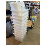 10ct Iris Storage Totes Unknown Size