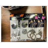 Hallow-basket; cops n robbers costume, light up ne