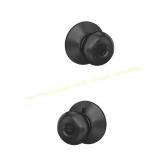 Schlage F-Series Plymouth Matte Black Knob