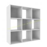 Cubeicals 9-Cube White Storage Organizer