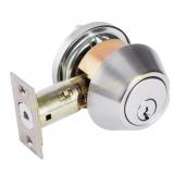 Universal Hardware Deadbolt, Satin Chrome