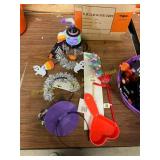 Witch cup, hallow-ears, red rose pen, pinwheels