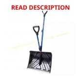 Shovelution 20in Poly Blade Snow Shovel