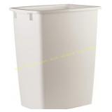 Rubbermaid 9 gal White Plastic Trash Can