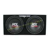 MTX TNE212D 12' 1200W Dual Sub Box