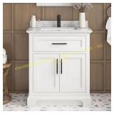 Doveton 30in. White Bathroom Vanity