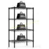 DUMOS 4-Tier Metal Wire Shelves, 23.3'W/47'H