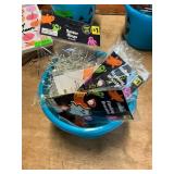 Bucket of holloween supplies