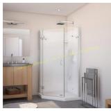 MAAX Papaya 36in x 36in x 72in Center Drain Corner