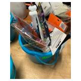 Bucket of holloween supplies