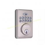 Radius Satin Nickel Keypad Deadbolt