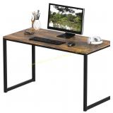 SHW Mission 40-Inch Computer Desk, Brown