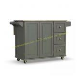 Dolly Madison Green Kitchen Cart