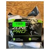 Zonepro Men s Half Cushion Ankle Socks Sz 6-12