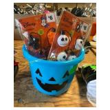 Pumpkin Bucket Halloween Light Up Necklaces