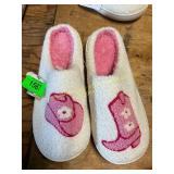 Ladies Plush Slippers Sz 9-10