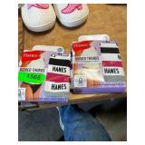 2ct Hanes Ribbed Thongs Sz 8