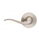 Kwikset Tustin Satin Nickel Lever 1-3/4' 3-ct