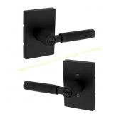 Prava Matte Black Keyed Entry Door Handle