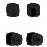 Arroyo Keyed Entry Knob + Deadbolt Combo Black