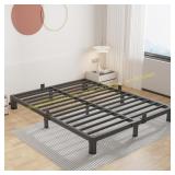 ROIL 4' Metal Full Bed Frame with Slats
