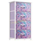 YITAHOME Purple Dresser: 4 Drawers