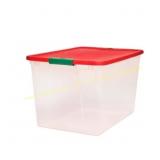 Homz 64qt Latching Holiday Storage container