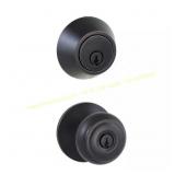 Defiant Hartford Aged Bronze Deadbolt Combo 2-ct