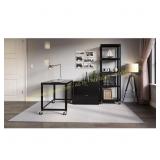 Hirsh 48' Wide Mobile Metal Desk - Home Office