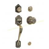 Parthenon Door Handleset with Georgian Knob