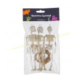 Black Halloween Bowl w/ Skeleton Garland D cor, 60