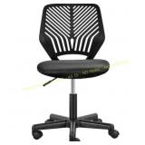 Yaheetech Armless Teens Desk Chair