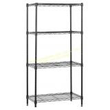 Amazon Basics 4-Steel Wire Storage Rack, Black