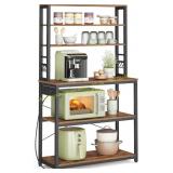 VASAGLE Bakers Rack w/ Power Outlet UKKS119K01