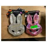 Dragon scale & Panther design bunny masks (6 of ea