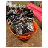 Orange Halloween Bowl w/ Accessories