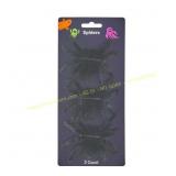 Halloween Spider D cor, Black, 3 ct, 14pks