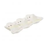 Halloween Ghost Shaped Candy Tray, White