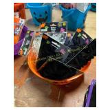 Bucket of holloween supplies