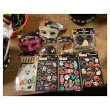 Black Halloween Bowl w/ stickers & costumes