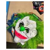 Creepy clown masks