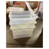 3ct Storage Totes Unknown Brand & Size