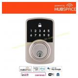 Defiant Satin Ni. Wi Fi Deadbolt with Hubspace