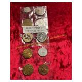 10ct Different Set Tokens + Medals