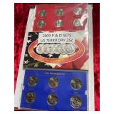 2009 P&D Sets US Territory 25c