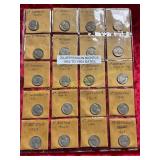20ct Jefferson Nickels 1942-1964 Dates