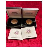 2ct US Mint Bicentennial 1776-1976 Medals