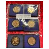 6ct US Mint Bicentennial American Rev. Medals