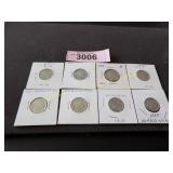 8 buffalo nickels